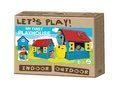 Záhradný domček My First Playhouse Dohány modrý s kvetinkou na streche od 24 mes