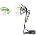 Basketbalová konštrukcia s doskou a flexibilným košom Galaxy portable basketball Exit Toys oceľová prenosná nastaviteľná výška