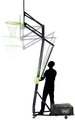 Basketbalová konštrukcia s doskou a flexibilným košom Galaxy portable basketball Exit Toys oceľová prenosná nastaviteľná výška