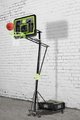 Basketbalová konštrukcia s doskou a košom Galaxy portable basketbal black edition Exit Toys oceľová prenosná nastaviteľná výška