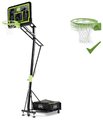Basketbalová konštrukcia s doskou a flexibilným košom Galaxy portable basketball black edition Exit Toys oceľová prenosná nastaviteľná výška