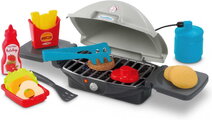 Grill de grădină Garden&Seasons Écoiffier cu hamburgeri și 19 accesorii de la 18 luni