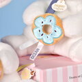 Plyšový zajačik s donutom Ocean Heart Bunny Plush Doudou et Compagnie v darčekovom balení modrý  20 cm od 0 mes DC4673