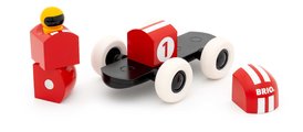 Drevená stavebnica Pretekárske autíčko Magnetic Race Car BRIO 5 magnetických dielov od 12 mes BRIO4855 