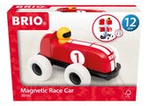 Drevená stavebnica Pretekárske autíčko Magnetic Race Car BRIO 5 magnetických dielov od 12 mes BRIO4855 