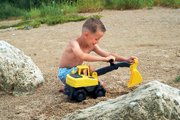 Pracovné auto bager do piesku Sand Play Digger Truck Écoiffier s pohyblivým ramenom od 18 mes