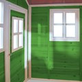 Domček cédrový Loft 100 Green Exit Toys s vodeodolnou strechou zelený