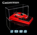 Autíčko Collection 1995 Toyota Supra Majorette mașinuță metalică în cutie de expunere, cu roți din cauciuc; lungime 7,5 cm; scara 1:64