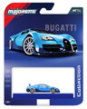 Autíčko Collection 2005 Bugatti Veyron Majorette mașină metalică în cutie de expunere, cu roți din cauciuc; lungime 7,5 cm; 1:64