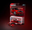 Mașinuță Collection 1986 BMW M3 Majorette mașinuță metalică în cutie de expunere, cu roți din cauciuc; lungime 7,5 cm; 1:64