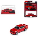 Mașinuță Collection 1986 BMW M3 Majorette mașinuță metalică în cutie de expunere, cu roți din cauciuc; lungime 7,5 cm; 1:64