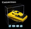 Mașinuță Collection 1995 Toyota Supra Majorette din metal, în cutie de expunere, cu roți din cauciuc; lungime 7,5 cm; 1:64
