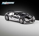Autíčko Collection 2005 Bugatti Veyron 16.4 Majorette kovové vo výstavnom boxe s gumenými kolieskami dĺžka 7,5 cm 1:64 MJ5001030