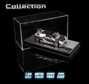 Autíčko Collection 2005 Bugatti Veyron 16.4 Majorette kovové vo výstavnom boxe s gumenými kolieskami dĺžka 7,5 cm 1:64 MJ5001030
