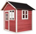Domček cédrový Loft 100 Red Exit Toys s vodeodolnou strechou červený