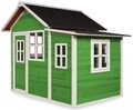 Domček cédrový Loft 150 Green Exit Toys veľký s vodeodolnou strechou zelený