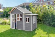 Domček cédrový Loft 150 Grey Exit Toys veľký s vodeodolnou strechou sivý
