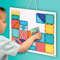 Magnetická stavebnica Magnetic Building Board Ludi s tabuľou 27 dielov LU50052