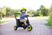 Trojkolka skladacia a sklápateľná smarTfold 6v1 Green smarTrike 300 Plus Touchsteering kompaktná s EVA kolesami od 10 mes