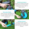 Tricikli összecsukható smarTfold 6in1 300 Plus TouchSteering smarTrike EVA kerekekkel kék 10 hó-tól