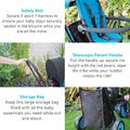 Tricikli összecsukható smarTfold 6in1 300 Plus TouchSteering smarTrike EVA kerekekkel kék 10 hó-tól