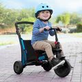 Trojkolka skladacia smarTfold 400S Blue 6v1 smarTrike modrá TouchSteering kompaktná s EVA kolesami od 9 mes