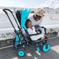 Trojkolka skladacia a sklápateľná smarTfold 6v1 smarTrike 300 Plus Blue TouchSteering kompaktná s EVA kolesami od 10 mes