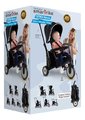 Trojkolka skladacia a sklápateľná smarTfold 6v1 Black smarTrike 300 Plus Touchsteering kompaktná s EVA kolesami od 10 mes