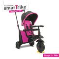 Trojkolka skladacia smarTfold 7v1 500 TouchSteering smarTrike polstrovaná s EVA kolesami ružová od 9 mes