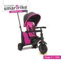 Trojkolka skladacia smarTfold 7v1 500 TouchSteering smarTrike polstrovaná s EVA kolesami ružová od 9 mes