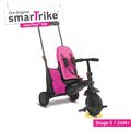 Trojkolka skladacia smarTfold 7v1 500 TouchSteering smarTrike polstrovaná s EVA kolesami ružová od 9 mes