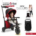 Trojkolka skladacia smarTfold 7v1 500 smarTrike TouchSteering polstrovaná s EVA kolesami červená od 9 mes