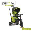 Tříkolka skládací smarTfold 7v1 smarTrike 500 TouchSteering polstrovaná s EVA kolečky zelená od 9 měsíců