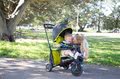 Tříkolka skládací smarTfold 7v1 smarTrike 500 TouchSteering polstrovaná s EVA kolečky zelená od 9 měsíců