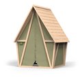 Domček a stan z cyprusového dreva Yuki 100 Playhouse Exit Toys s plátnom s magnetickým uzatváraním od 24 mes