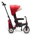 Trojkolka skladacia smarTfold 7v1 500 Stroller Melange smarTrike TouchSteering červená polstrovaná s EVA kolesami od 9 mesiacov ako kočík