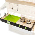 Záhradná kuchynka Yummy 50 Wooden Mud Kitchen Exit Toys s tečúcou vodou v dreze a kuchynským náradím ET51100000