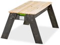 Pieskovisko cédrové stôl na vodu a piesok Aksent sand&water table Exit Toys veľké s krytom objem 32 kg