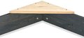 Pieskovisko cédrové Hexagón Aksent Hexagonal Sandpit Exit Toys stredné s 3 sedadlami 160*140 cm