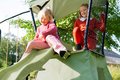 Hracia veža multifunkčná s 2 hojdačkami Ivy play tower double swing Exit Toys so stanom pieskoviskom a šmykľavkou kovová konštrukcia