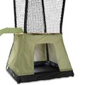 Hracia veža multifunkčná s 2 hojdačkami Ivy play tower double swing Exit Toys so stanom pieskoviskom a šmykľavkou kovová konštrukcia