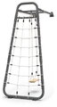 Multifunkčné fitness centrum GetSet Monkeybar MB110 Wall Mount Grey Exit Toys oceľová konštrukcia s hojdačkou a sieťou na šplhanie s upevnením na sten