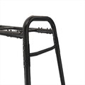 Multifunkčné fitness centrum  GetSet Monkeybar MB110 Wall Mount Black Exit Toys oceľová konštrukcia s hojdačkou a sieťou na šplhanie s upevnením na st