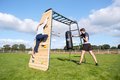 Multifunkčné fitness centrum GetSet Monkeybar MB200 Exit Toys rozšíriteľné s oceľovou konštrukciou