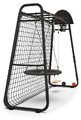Multifunkčné fitness centrum s futbalovou sieťou GetSet Monkeybar MB205 Black Exit Toys expandable with swings and basketball hoop, steel construction