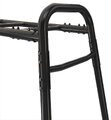Multifunkčné fitness centrum GetSet Monkeybar MB310 Black Exit Toys rozšíriteľné s gymnastickými kruhmi hojdačkou hrazdou a sieťou na šplhanie ET54301