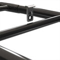 Multifunkčné fitness centrum GetSet Monkeybar MB320 Black Exit Toys rozšíriteľné s gymnastickými kruhmi boxovacím vrecom lezeckou stenou hojdačkou a b
