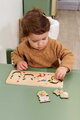 Drevené vkladacie puzzle Zvieratká Friends Eichhorn 4 dieliky so základňou od 12 mes