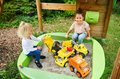 Nakladač Power Worker Wheel Loader + Figurine BIG pracovný stroj 47 cm - gumené kolesá od 2 rokov