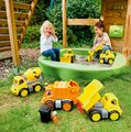 Nákladné auto Power Worker Dumper + Figurine BIG pracovný stroj 33 cm s gumenými kolesami od 2 rokov